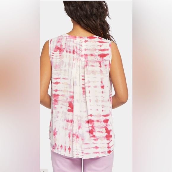 NWOT NYDJ Sleeveless Pintuck Blouse - Picture 12 of 16